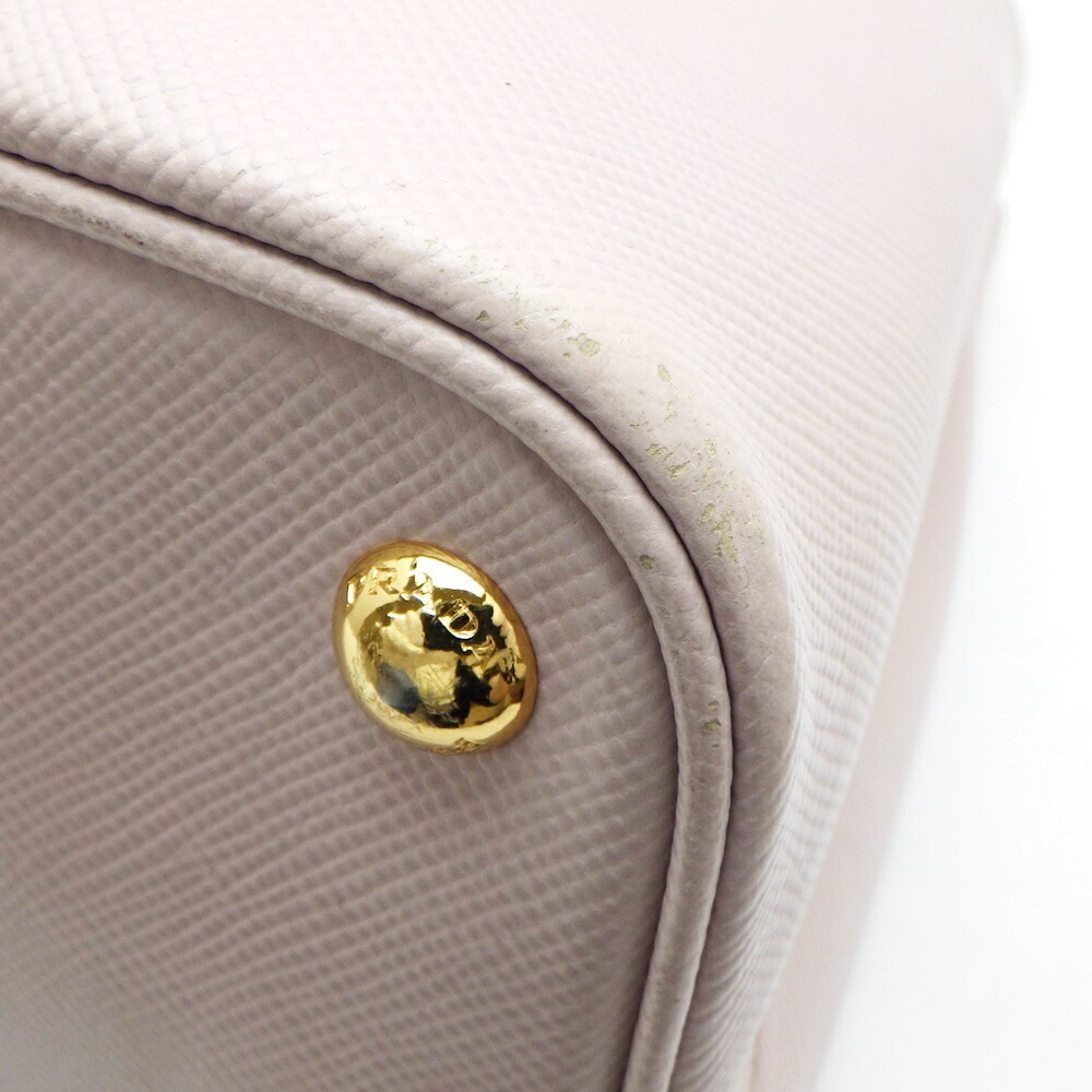 Prada Shoulder Leather Red Triangular Saffiano Cu… - image 6